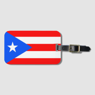 Étiquette À Bagage Drapeau de Porto Rico