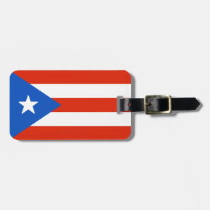 Étiquette À Bagage Drapeau de Porto Rico
