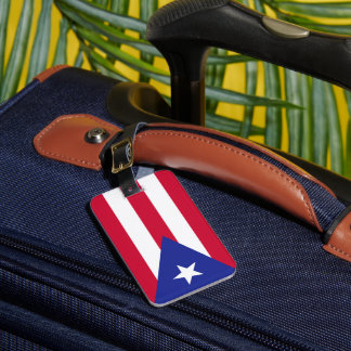 Étiquette À Bagage Drapeau de Porto Rico