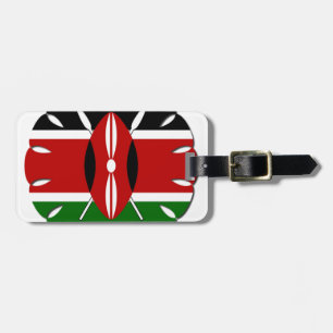 Étiquette À Bagage Drapeau de République du Kenya emblématique oeuvre