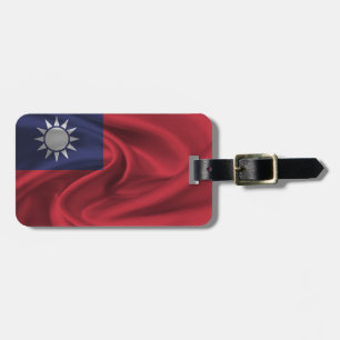 Étiquette À Bagage Drapeau de Taïwan