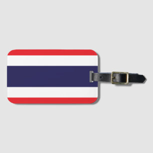 Étiquette À Bagage Drapeau de Thaïlande