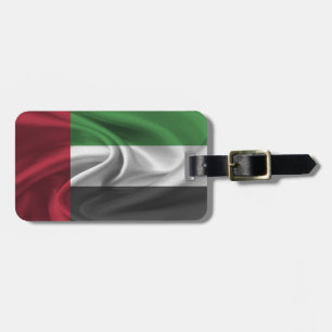 Étiquette À Bagage Drapeau Des Émirats Arabes Unis