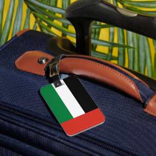 Étiquette À Bagage Drapeau des Émirats arabes unis