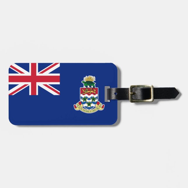 Étiquette À Bagage Drapeau des îles Caïmans (Devant horizontal)