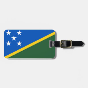 Étiquette À Bagage Drapeau des Îles Salomon Easy ID Personnel