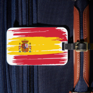 Étiquette À Bagage Drapeau d'Espagne