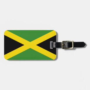 Étiquette À Bagage Drapeau d'étiquette de bagage de la Jamaïque avec