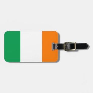 Étiquette À Bagage Drapeau d'étiquette de bagage de l'Irlande avec le