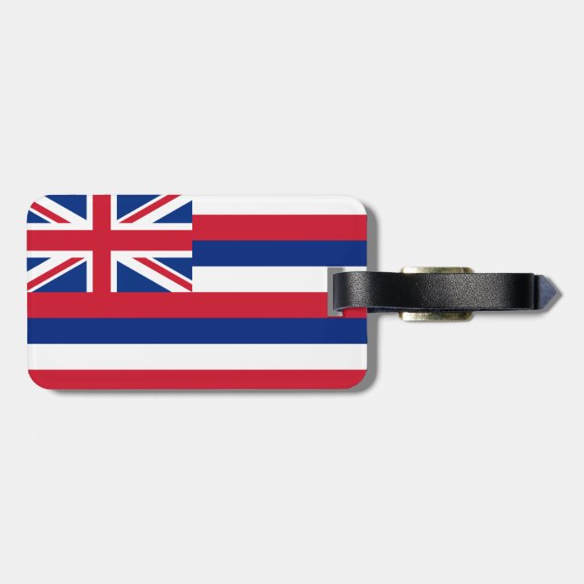 Étiquette À Bagage Drapeau d'Hawaï (Dos horizontal)