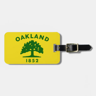 Étiquette À Bagage Drapeau d'Oakland, la Californie