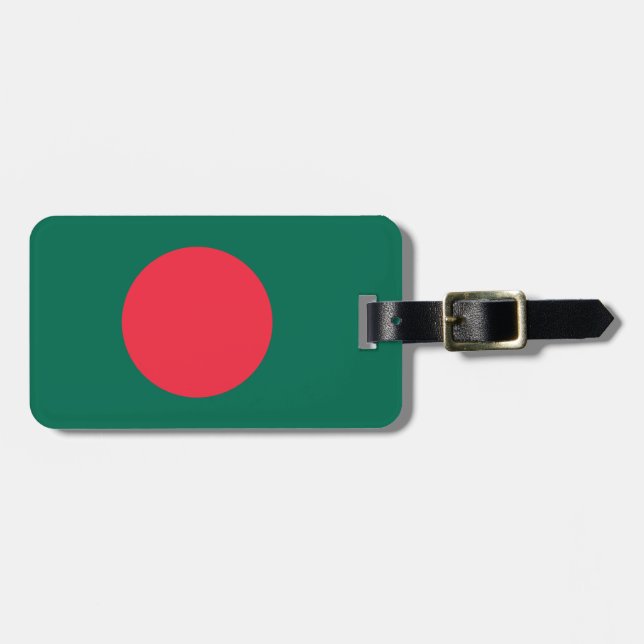 Étiquette À Bagage Drapeau du Bangladesh (Devant horizontal)