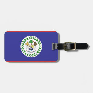 Étiquette À Bagage Drapeau du Belize