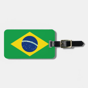 Étiquette À Bagage Drapeau du Brésil