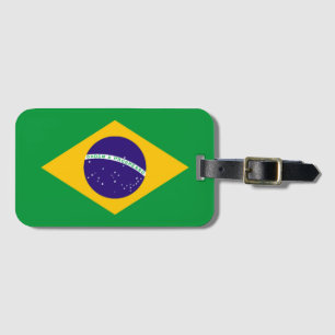 Étiquette À Bagage Drapeau du Brésil