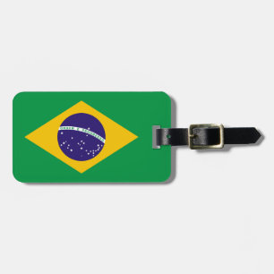Étiquette À Bagage Drapeau du Brésil Bandeira do Brasil