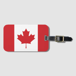 Étiquette À Bagage Drapeau du Canada