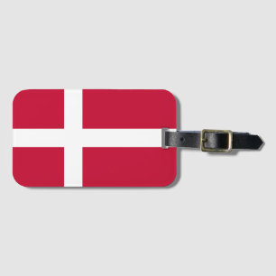 Étiquette À Bagage Drapeau du Danemark