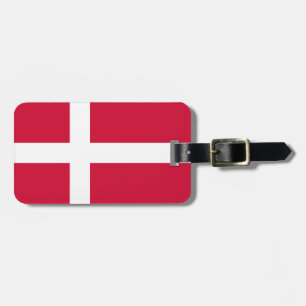 Étiquette À Bagage Drapeau du Danemark Easy ID Personal