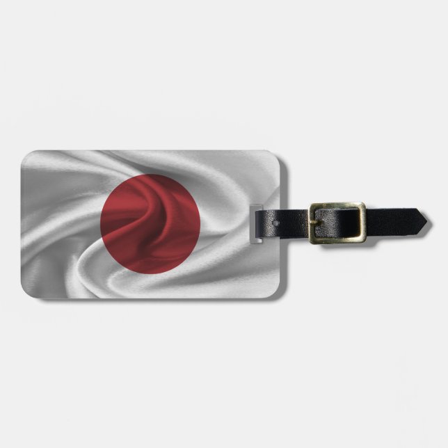 Étiquette À Bagage Drapeau Du Japon (Devant horizontal)