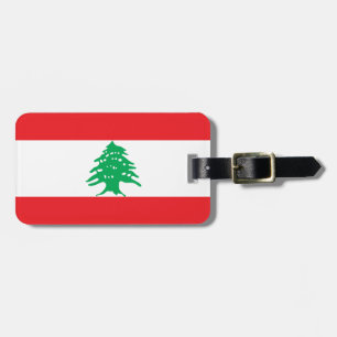 Étiquette À Bagage Drapeau du Liban