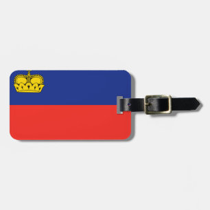 Étiquette À Bagage Drapeau du Liechtenstein