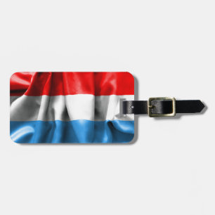 Étiquette À Bagage Drapeau du Luxembourg