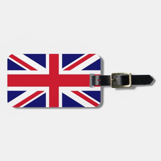 Étiquette À Bagage Drapeau du Royaume-Uni (Devant horizontal)