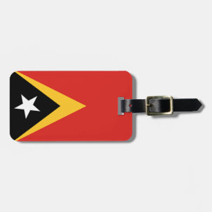 Étiquette À Bagage Drapeau du Timor Oriental Carte d'identité personn