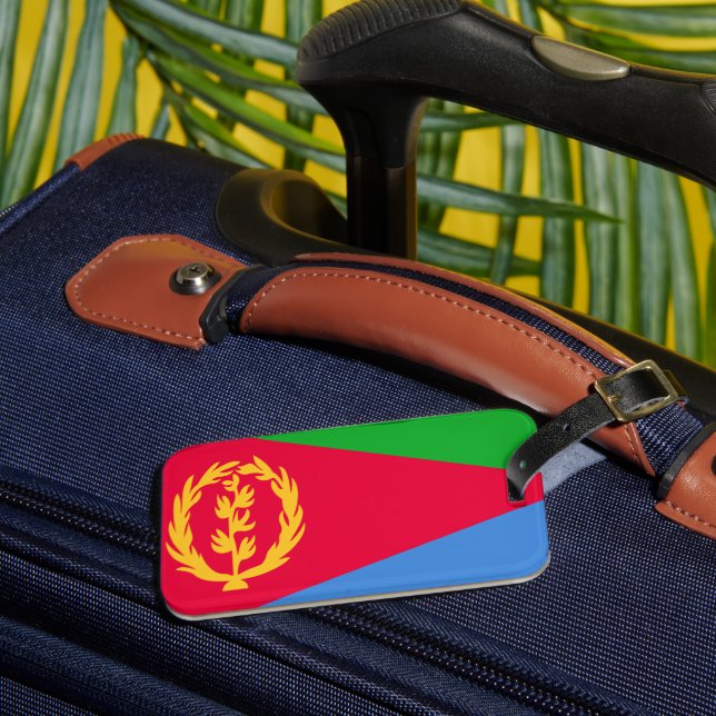 Étiquette À Bagage Drapeau Érythrée (Insitu Rectoal 3)