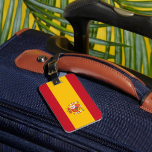 Étiquette À Bagage Drapeau espagnol