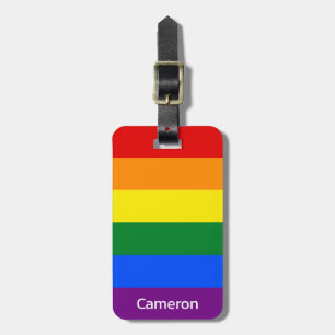 Étiquette À Bagage Drapeau gay pride personnalisé