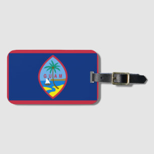 Étiquette À Bagage Drapeau Guam