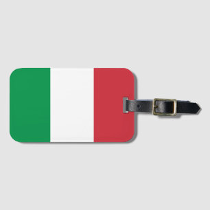 Étiquette À Bagage Drapeau Italie