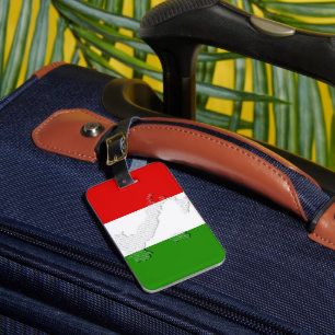 Étiquette À Bagage Drapeau italien