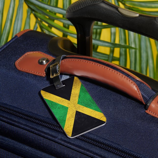 Étiquette À Bagage Drapeau jamaïcain (Insitu Rectoal 1)