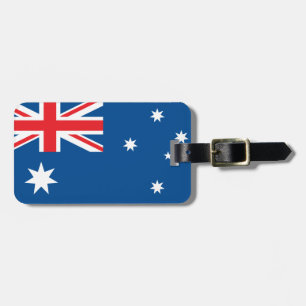 Étiquette À Bagage Drapeau national australien