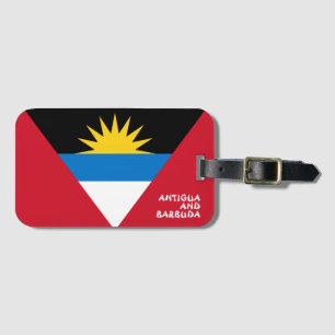 Étiquette À Bagage Drapeau national d'Antigua-et-Barbuda