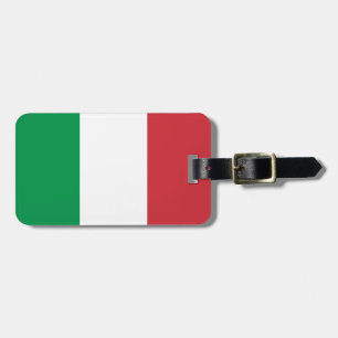 Étiquette À Bagage Drapeau national du monde de l'Italie