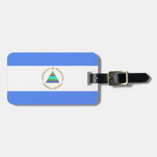 Étiquette À Bagage Drapeau Nicaragua Easy ID Personnel