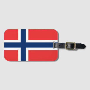 Étiquette À Bagage Drapeau norvégien