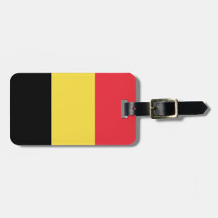 Étiquette À Bagage Drapeau patriotique belge