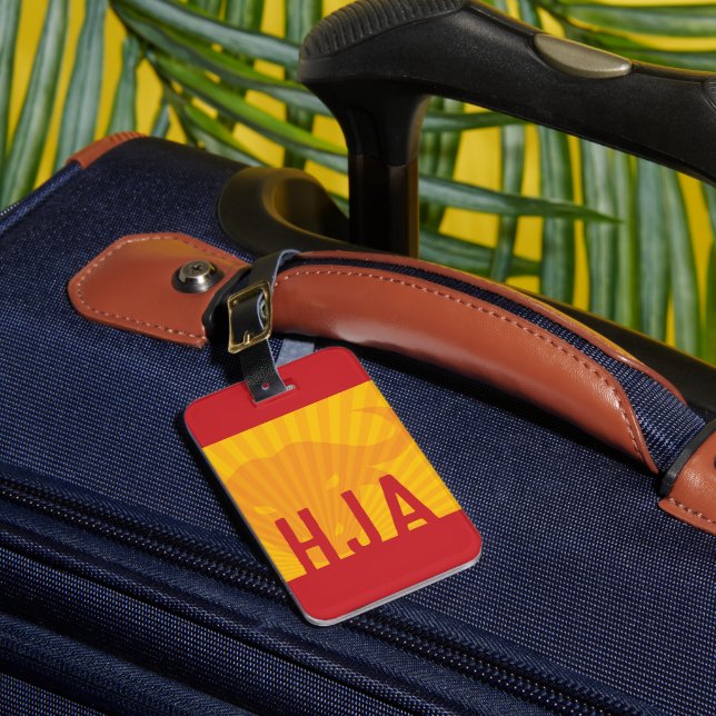 Étiquette À Bagage Drapeau personnalisé d'Espagne inspiré (Insitu Rectoal 1)