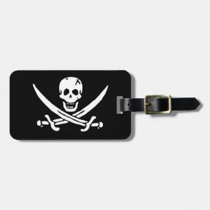 Étiquette À Bagage Drapeau pirate