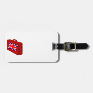 Étiquette À Bagage Drapeau rouge du Royaume-Uni