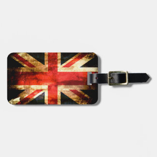 Étiquette À Bagage Drapeau rustique Union Jack Grande-Bretagne