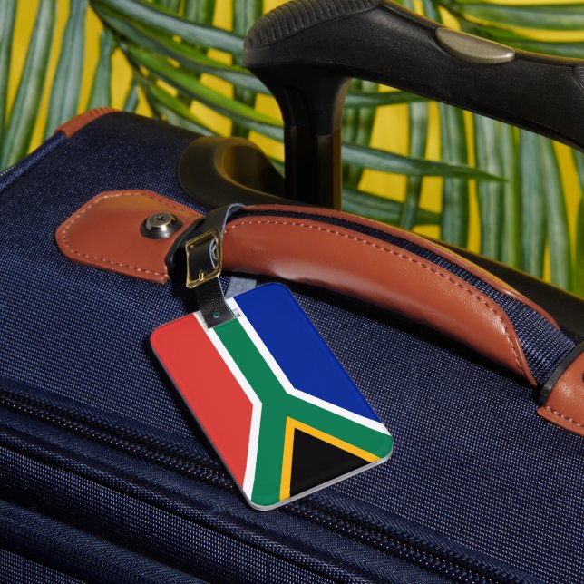 Étiquette À Bagage drapeau sud-africain (Insitu Rectoal 1)