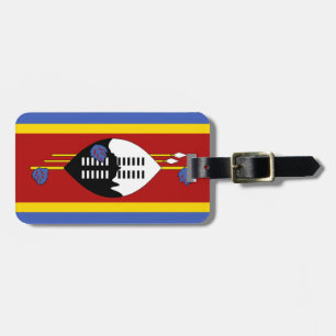 Étiquette À Bagage Drapeau Swaziland Easy ID Personal