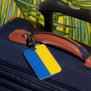 Étiquette À Bagage Drapeau ukrainien