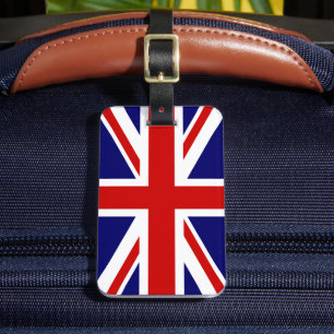 Étiquette À Bagage Drapeau Union Jack du Royaume-Uni